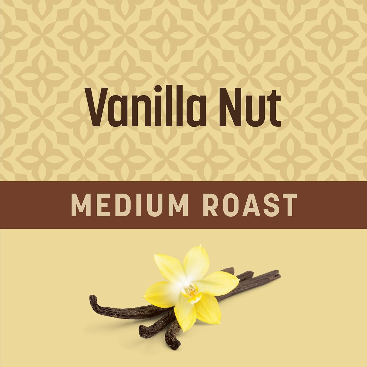 Vanilla Nut Flavored Coffee Pods, 55 Count, Medium Roast, Compatible with Keurig Brewers