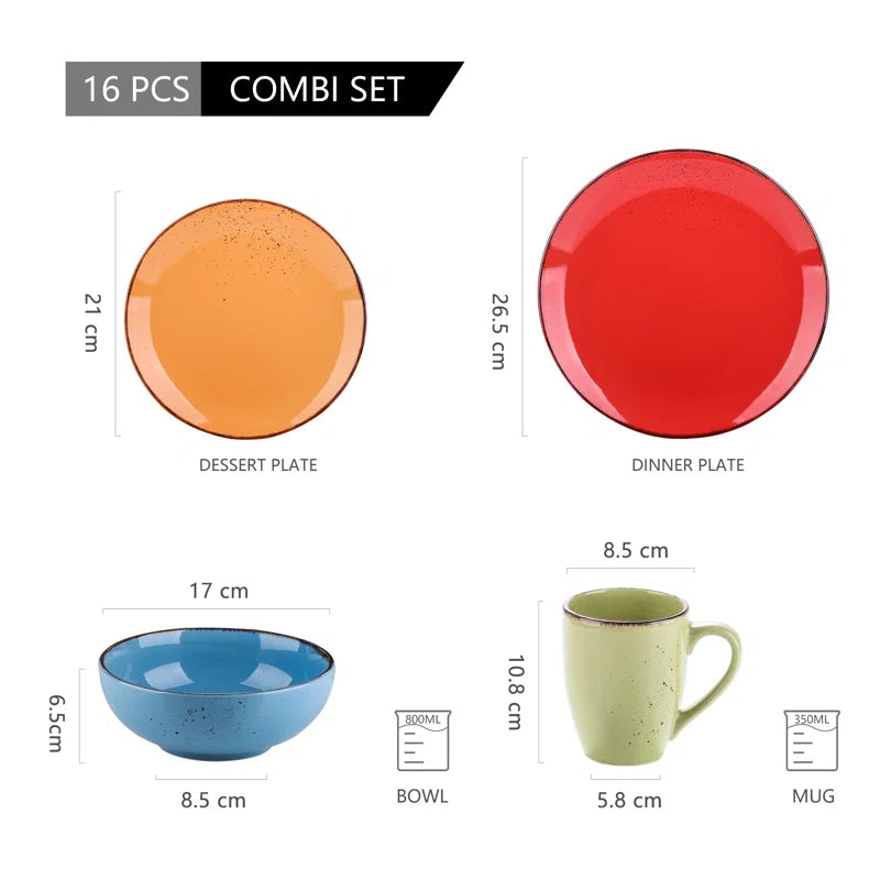 Aagman Piece Dinnerware Set - Service for 4